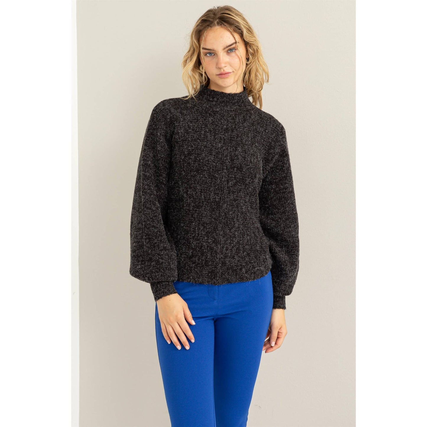Balloon Sleeve Sweater