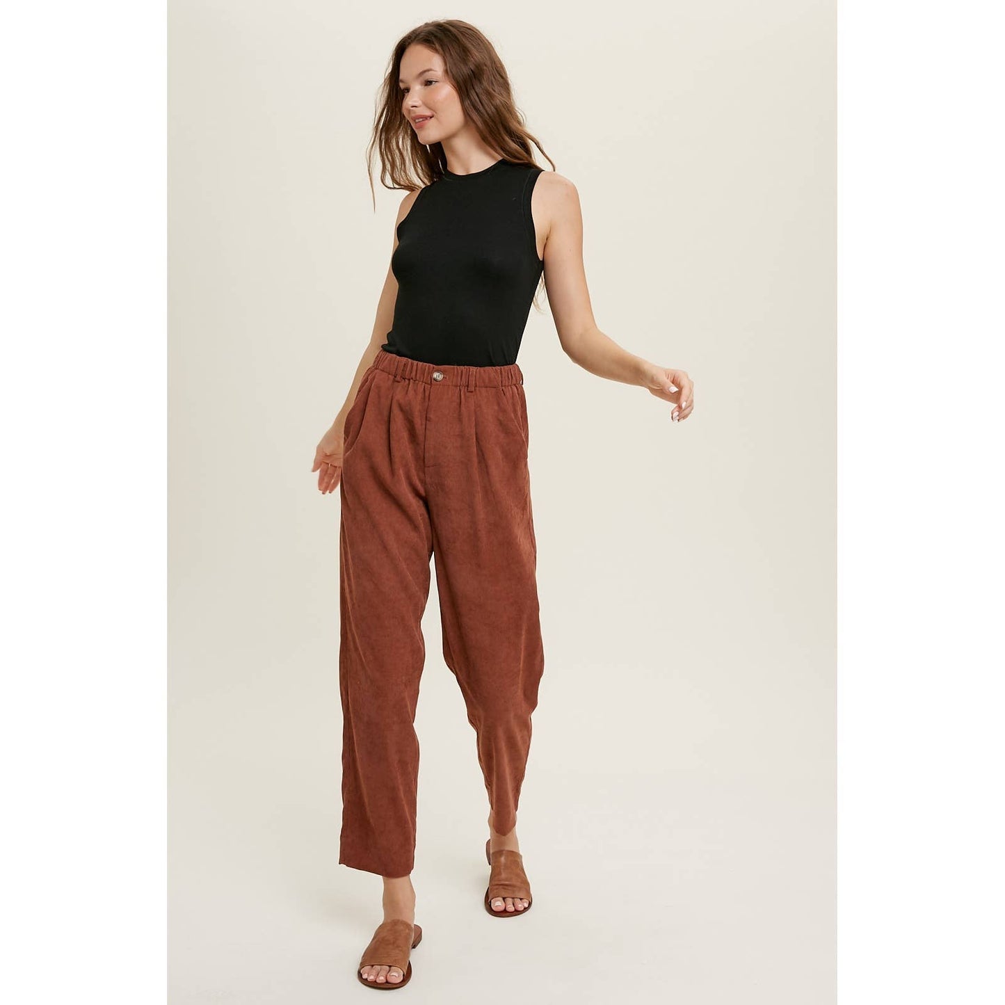 High Neck Knit Tank