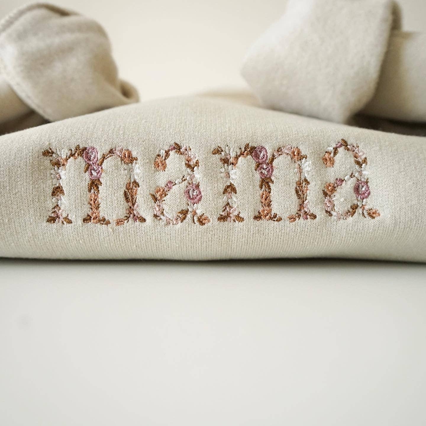 Floral Mama Sweatshirt - Pink