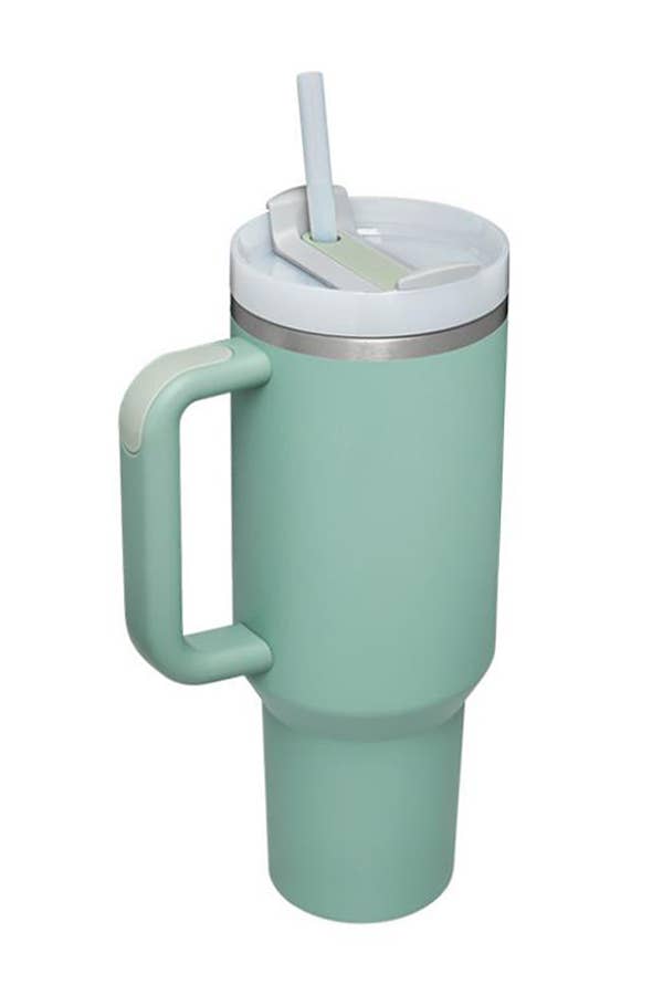 40oz STAINLESS STEEL TUMBLER SOLID: LIGHT PINK