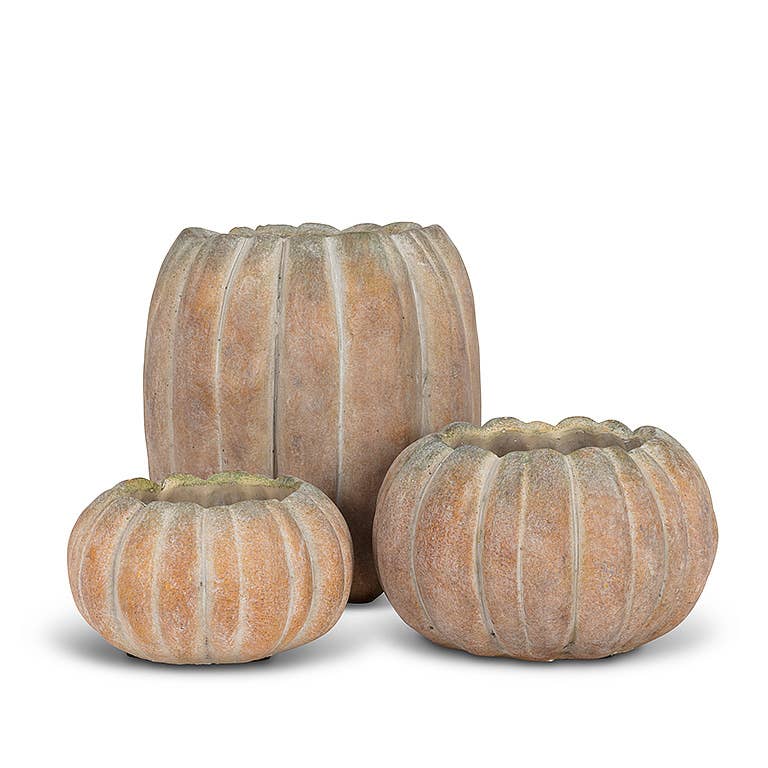 Tall Pumpkin Planter