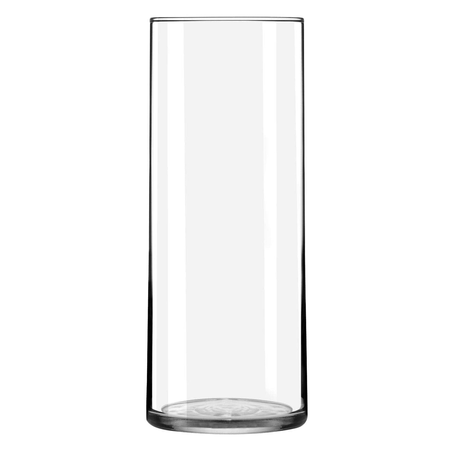 Libbey Cylinder Vases, 8.75-inch, Set of 12