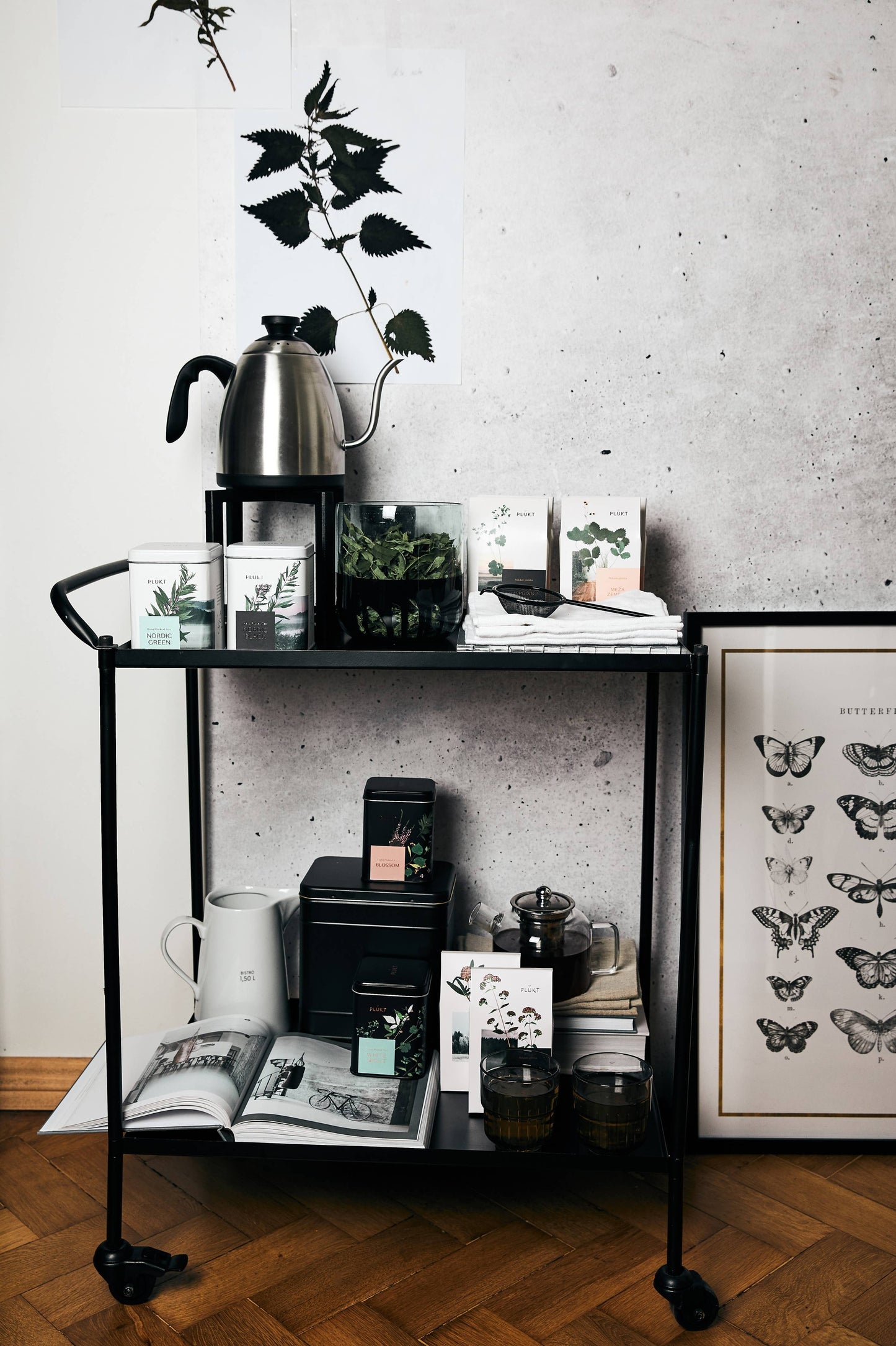 Tea Blend White Night - calming evening herbal , Christmas: 25 biodegradable bags free from plastic