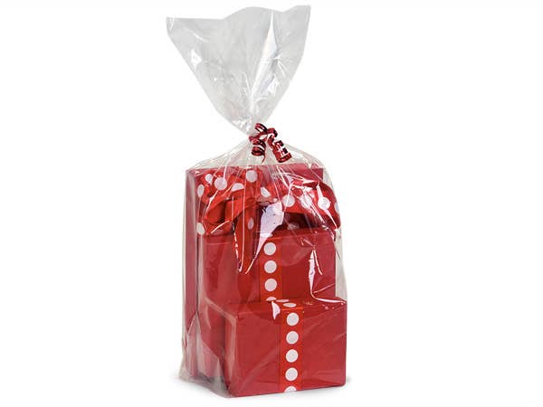 Clear Poly Basket Wrap Bags