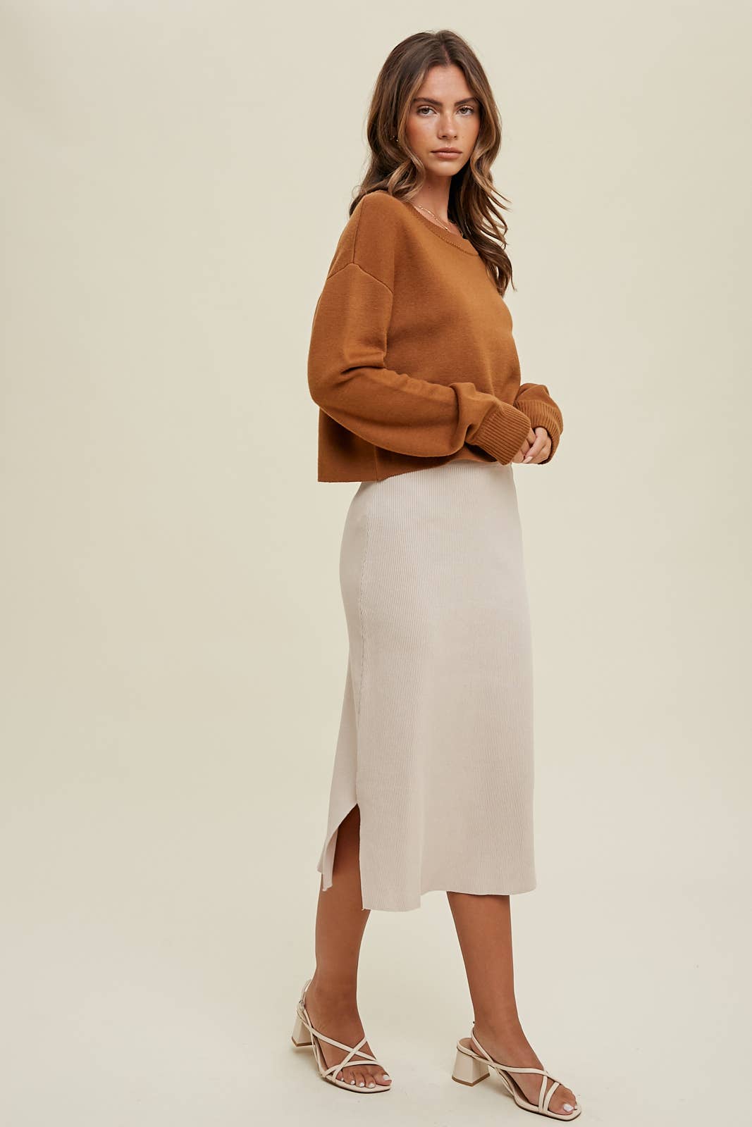 Relaxed Crop Sweater
