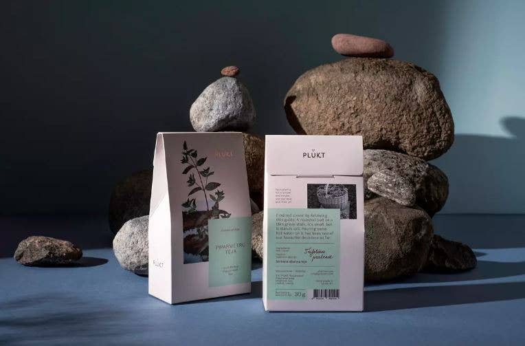 Peppermint Tea - Christmas , whole loose leaves, Nordic mint