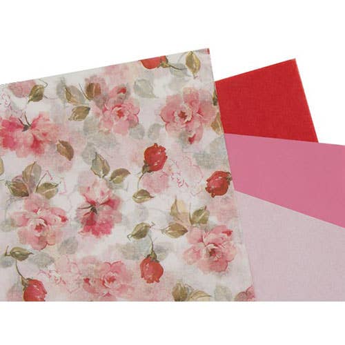 Waxed Floral Tissue Paper