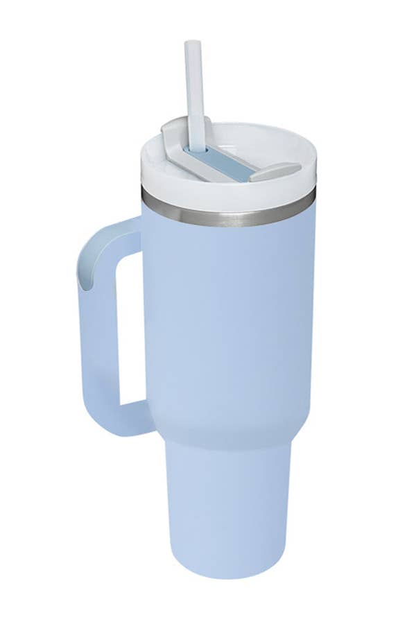 40oz STAINLESS STEEL TUMBLER SOLID: Off White