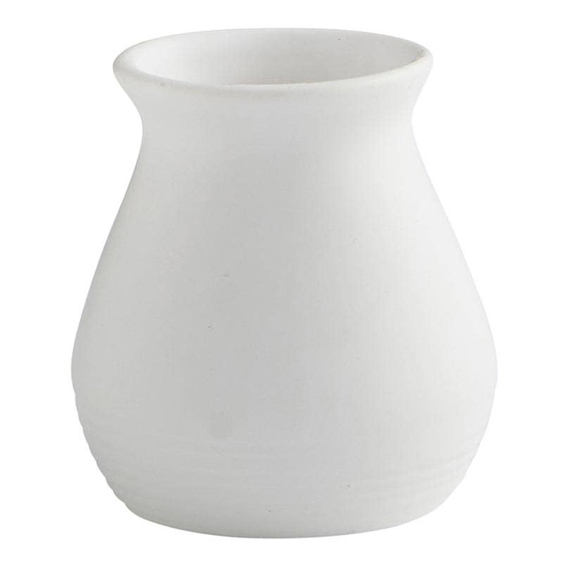 White Ceramic Bloom Vase Sm