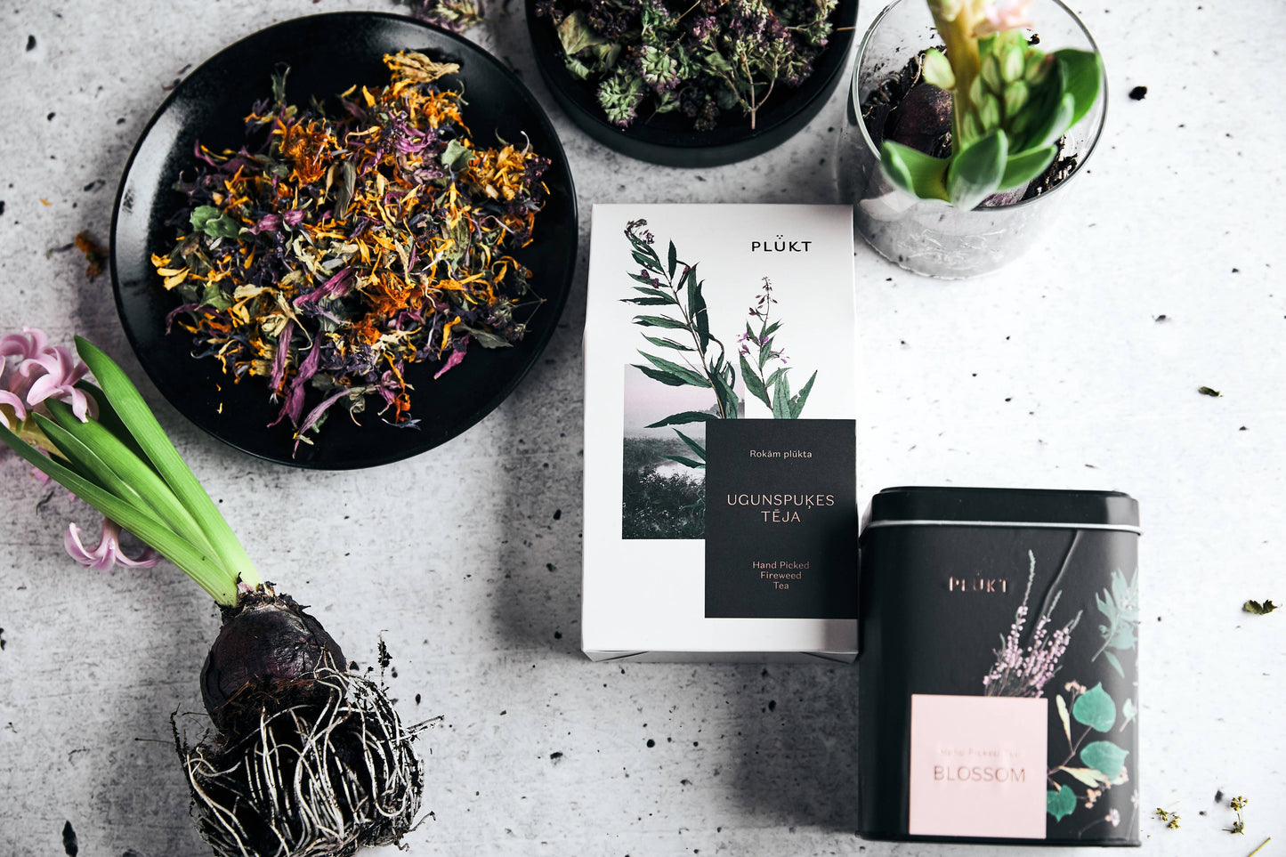 Tea Blend Blossom - flower tea blend, herbal flower organic: Loose tea 1.4 oz