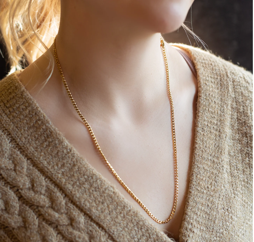 Lenny&Eva Charm Necklace - Curb Chain