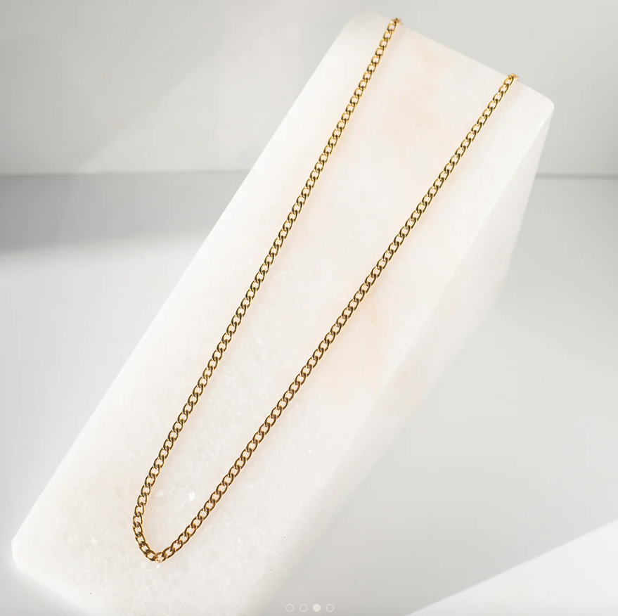 Lenny&Eva Charm Necklace - Curb Chain