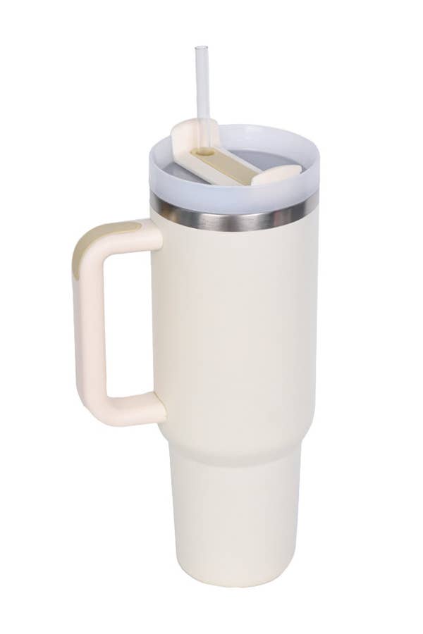 40oz STAINLESS STEEL TUMBLER SOLID: LIGHT PINK