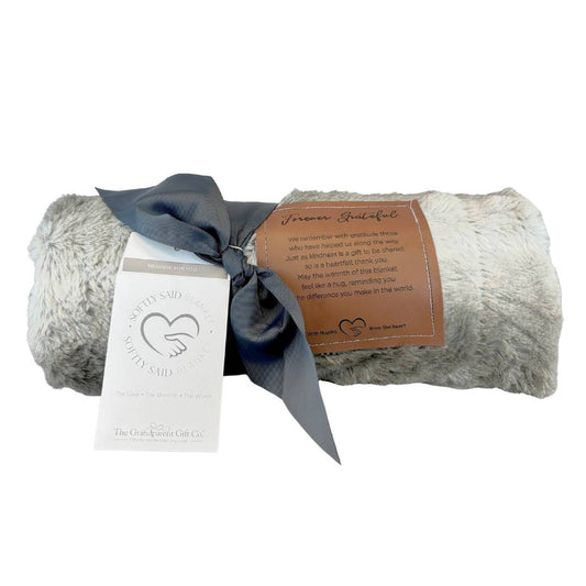 Softly Said Comfort Blanket: Forever Grateful