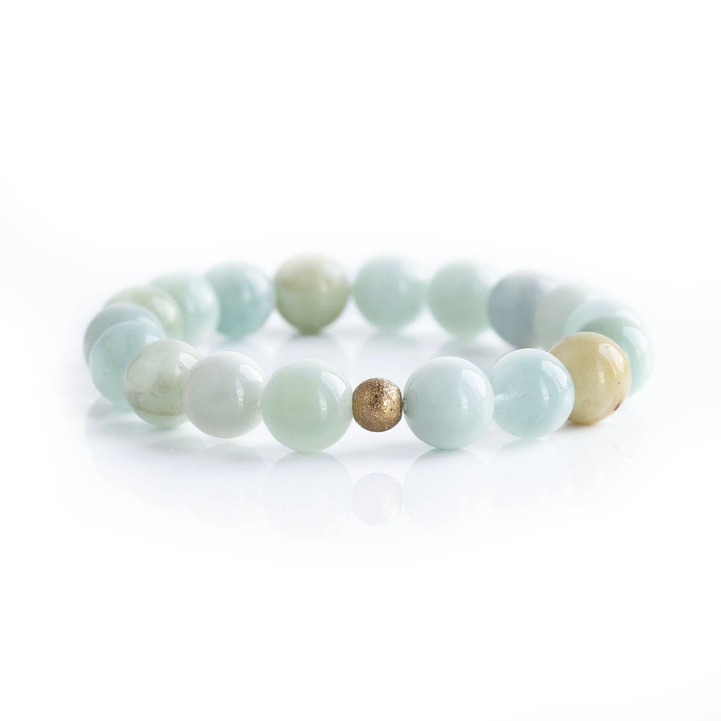 Lenny&Eva Gemstone Bracelet - Amazonite, 10mm