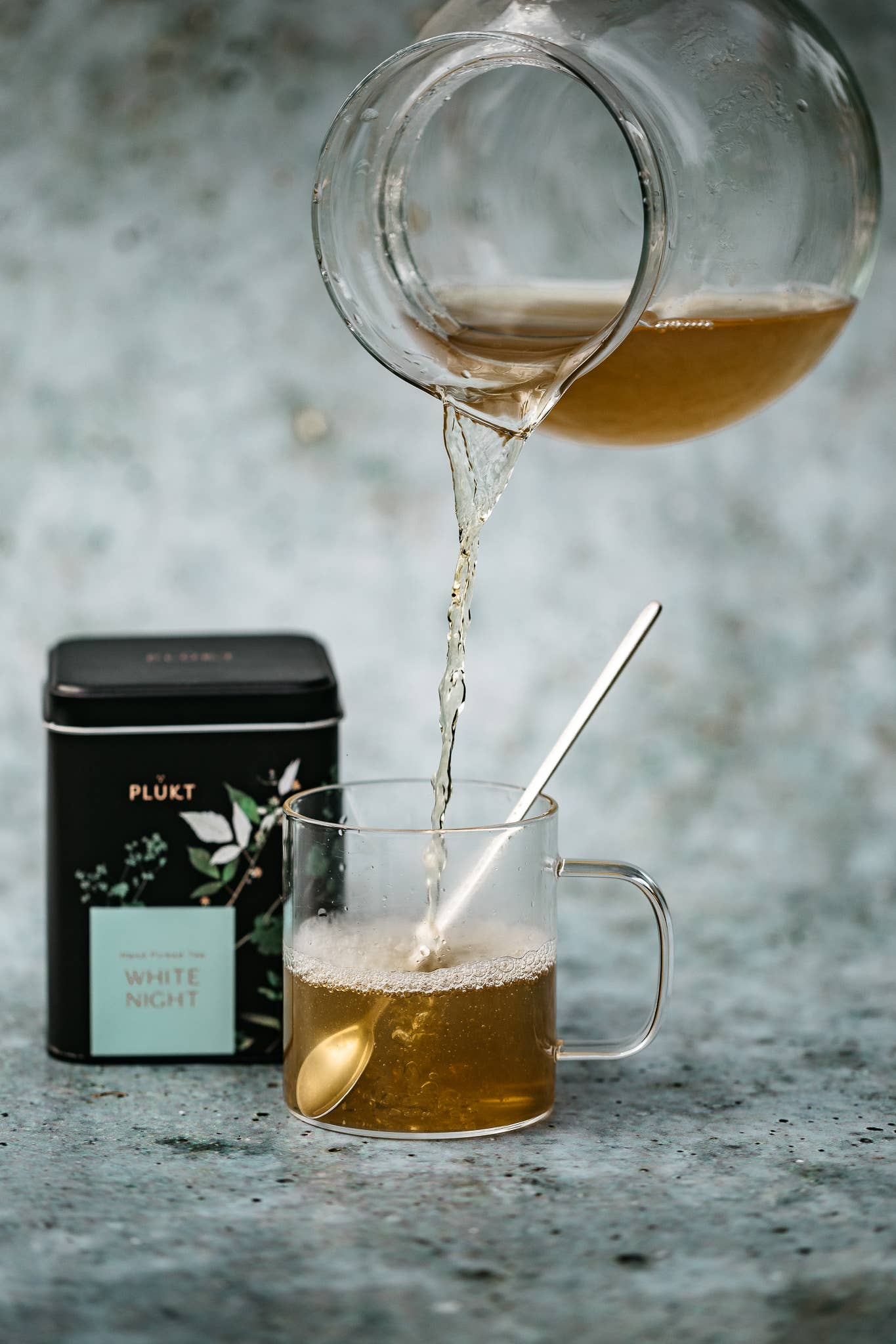 Tea Blend White Night - calming evening herbal , Christmas: 25 biodegradable bags free from plastic
