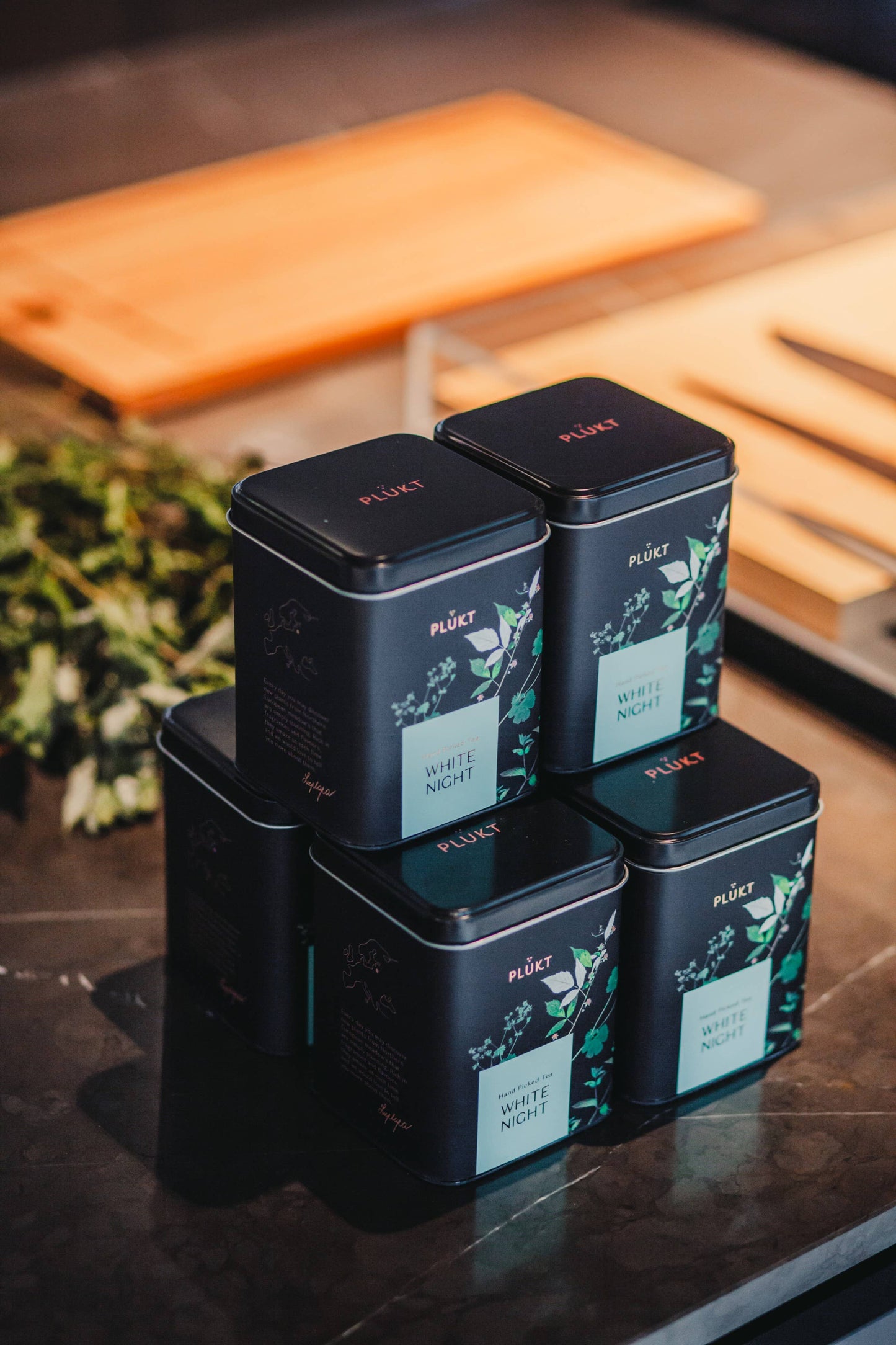 Tea Blend White Night - calming evening herbal , Christmas: 25 biodegradable bags free from plastic