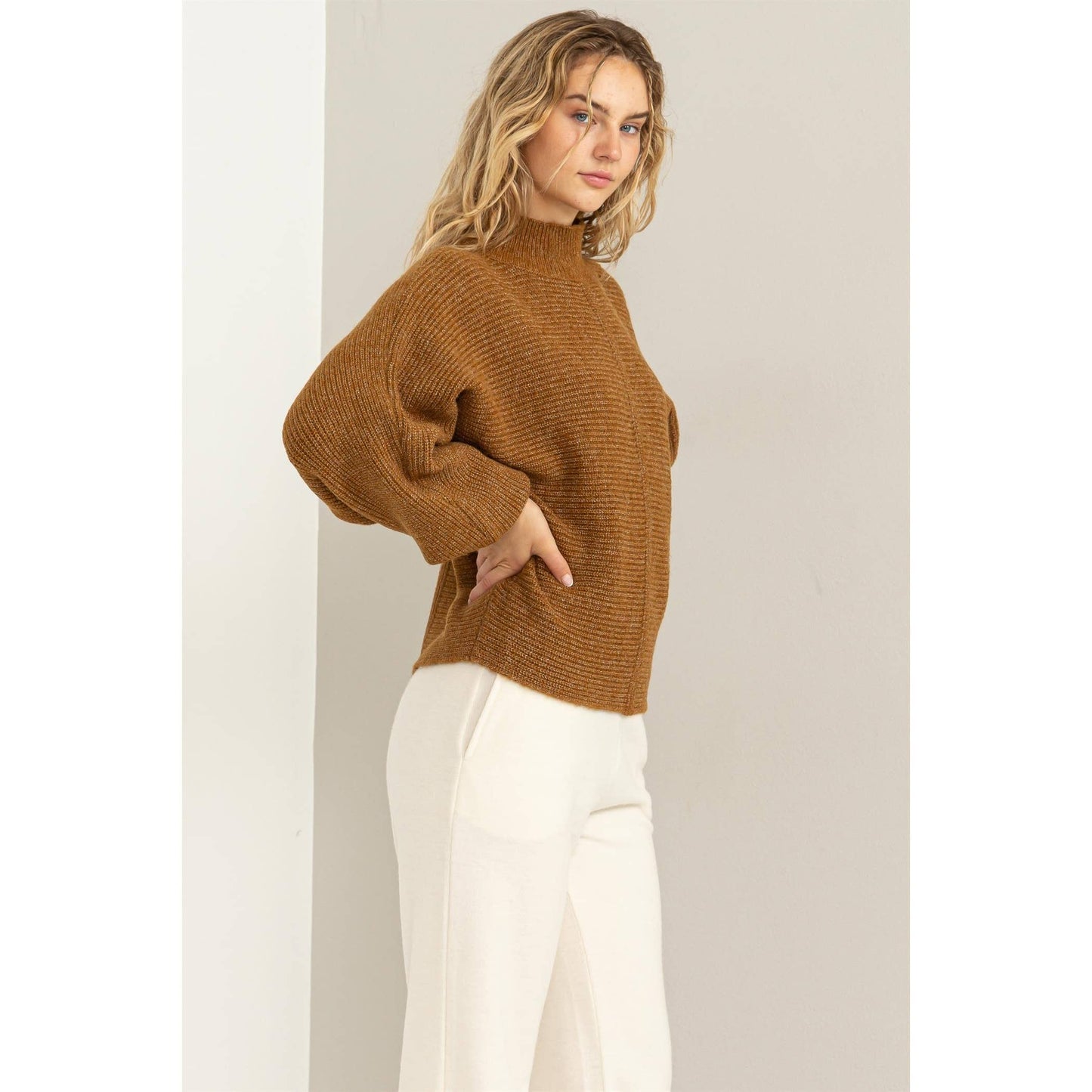 Balloon Sleeve Sweater