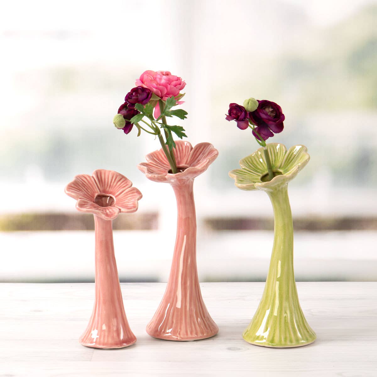 Flower Ceramic Bud Vase