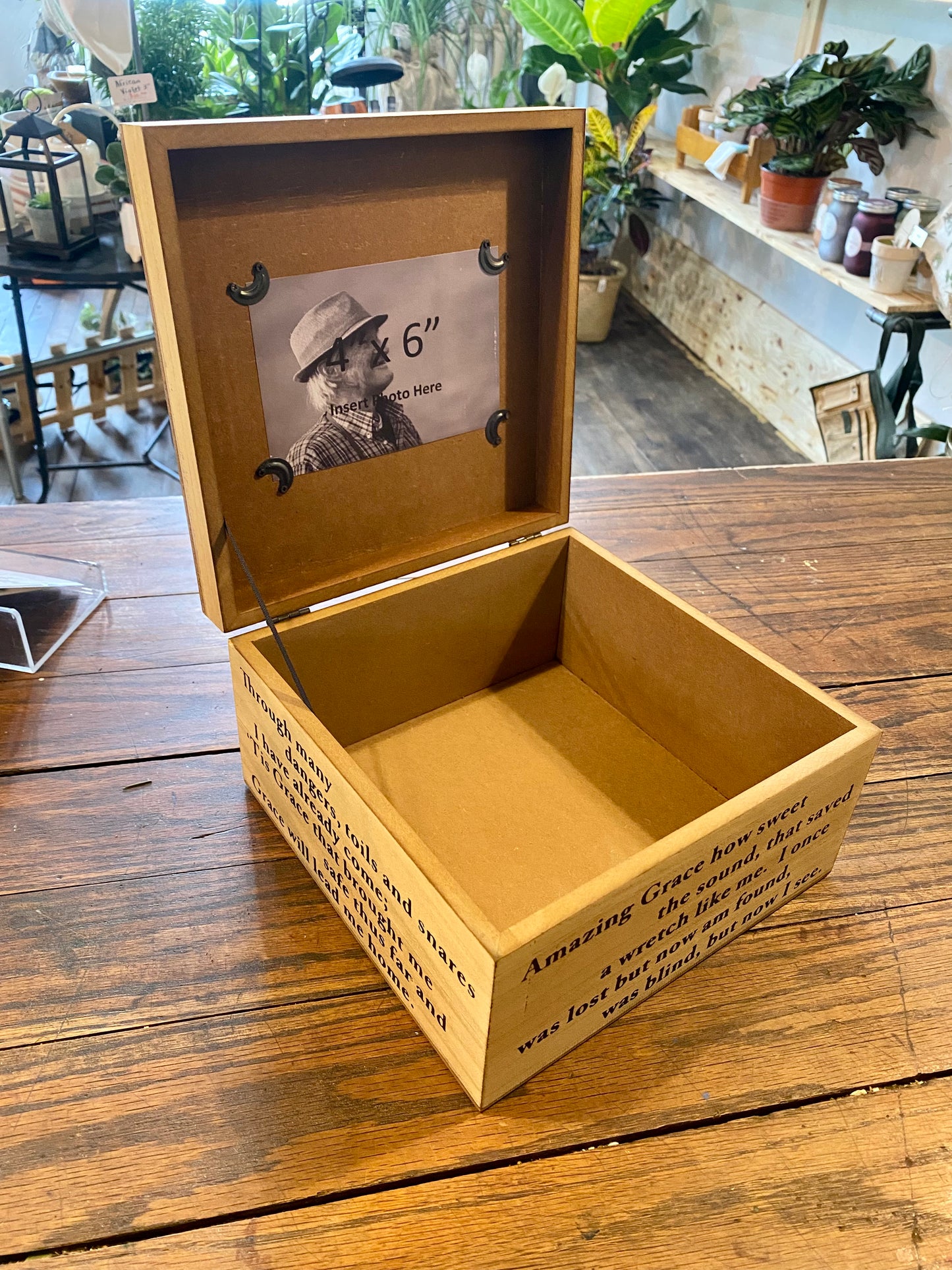 Amazing Grace Keepsake Box