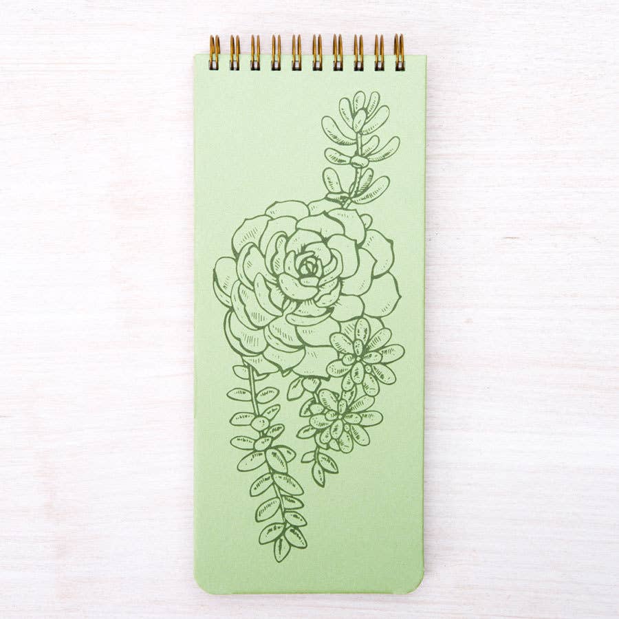 succulent notepad Succulent Notebook – Baxter Flowers and Gifts