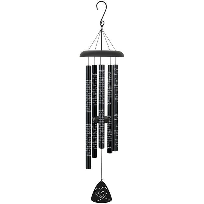 "Remembering You" 44" Black Sonnet Chime