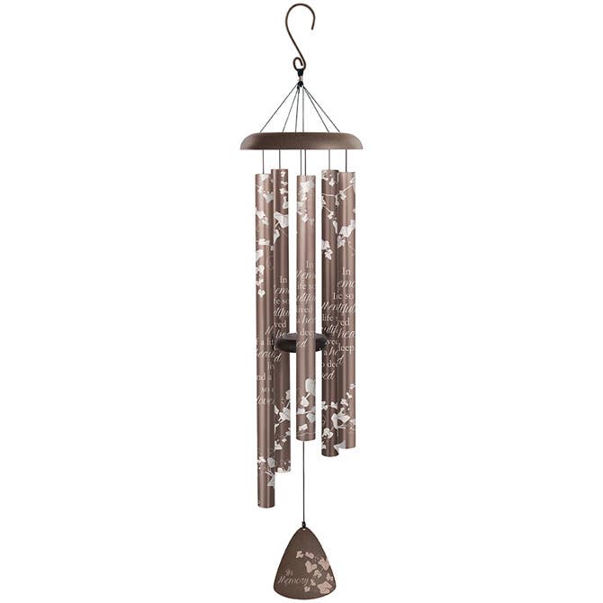 44" "In Memory" Silhouette Sonnet Chime