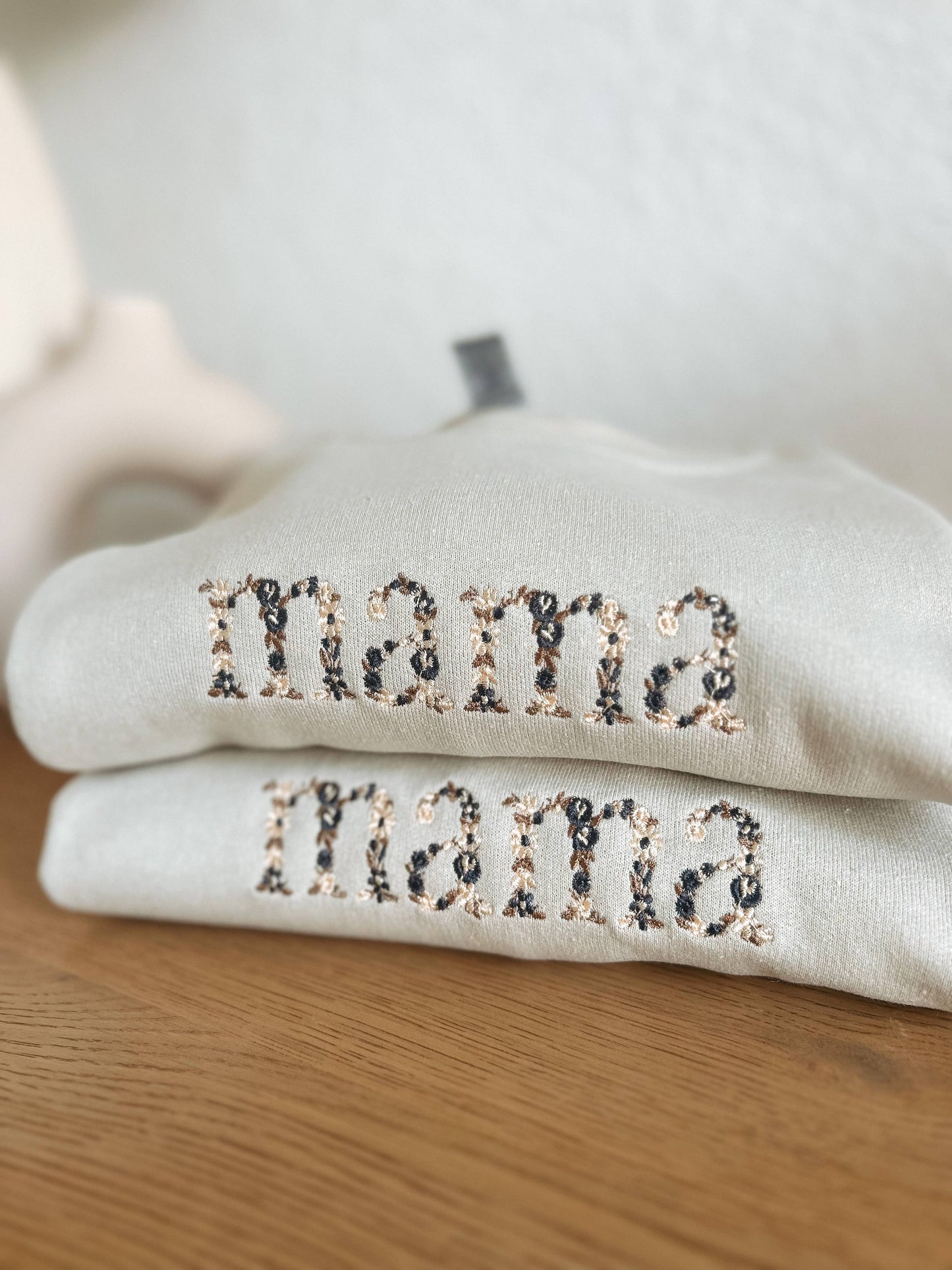 Floral Mama Sweatshirt - Blue
