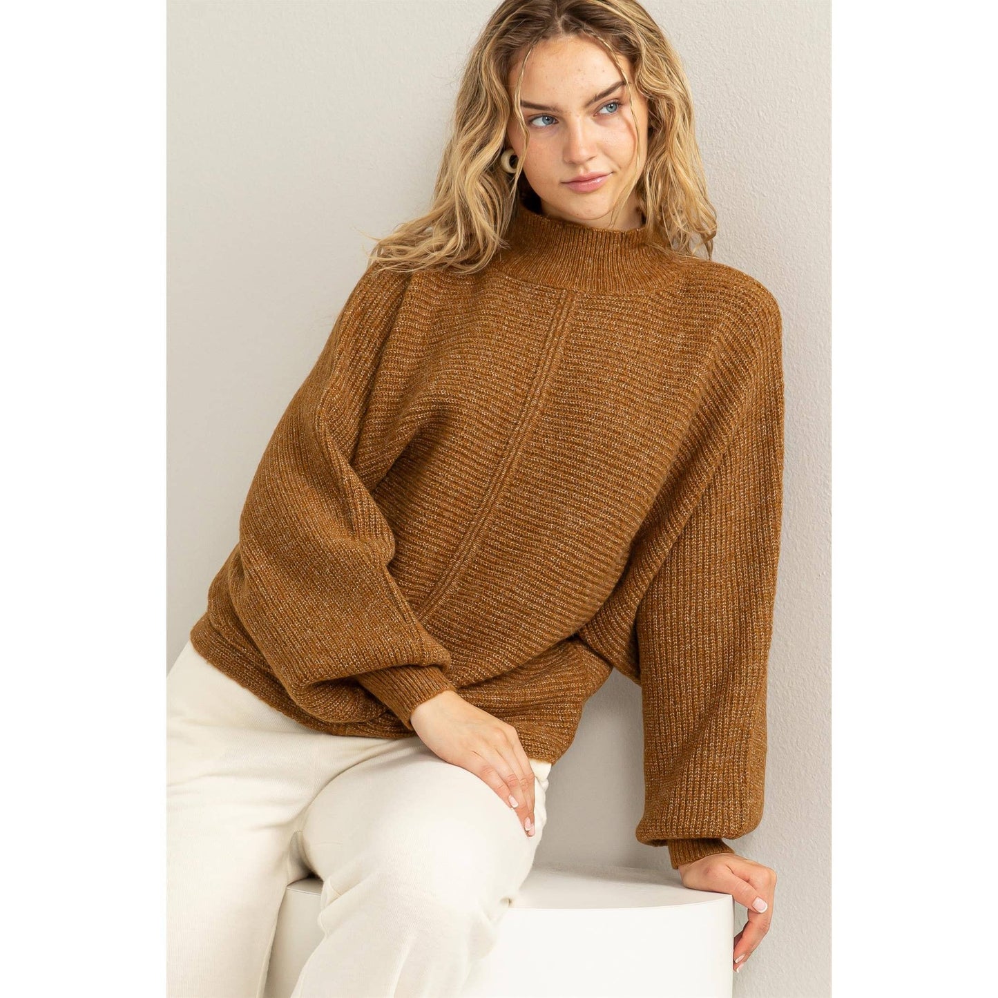 Balloon Sleeve Sweater