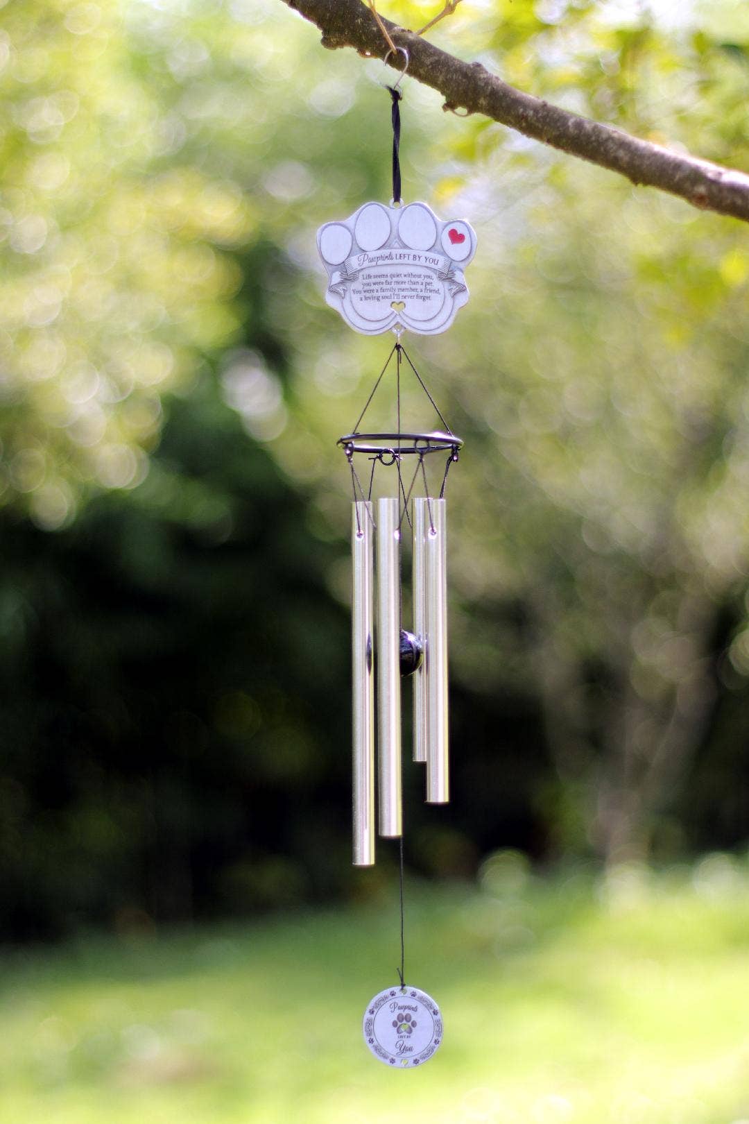 Pawprints Left By You Pet Memorial Windchime 6077