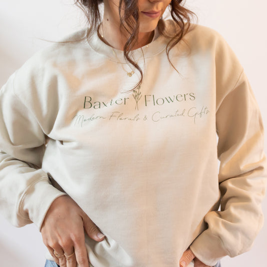 Baxter Flowers Crewneck Sweatshirt