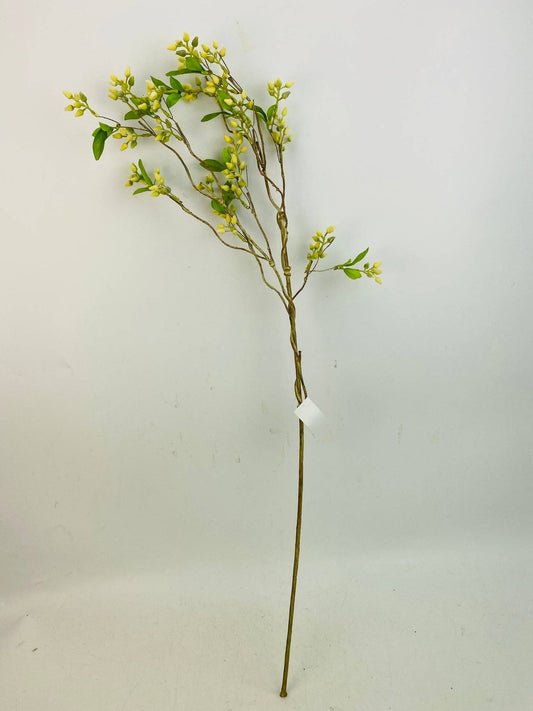 36" Berries Spray, Yellow