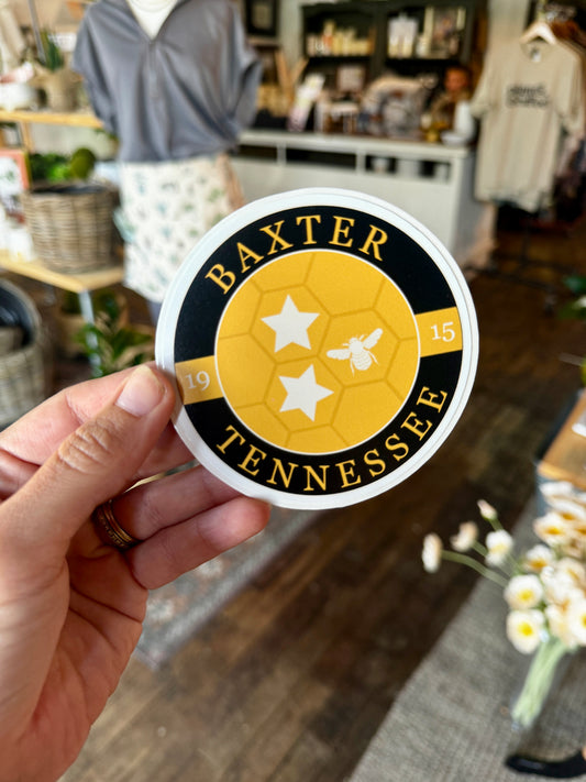 Baxter Tennessee Logo Sticker