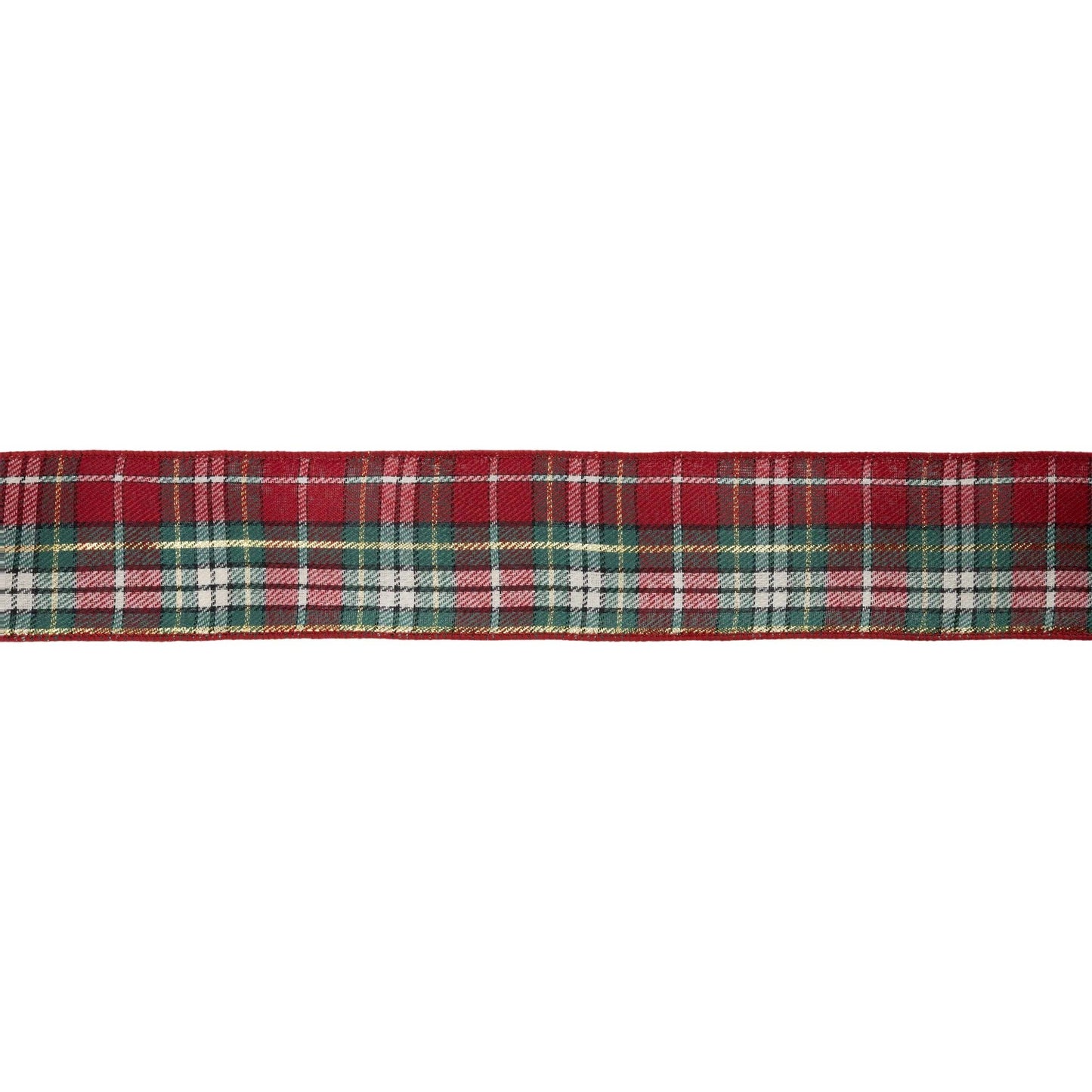 Wired Ribbon Traditional Plaid 10 Yard Roll