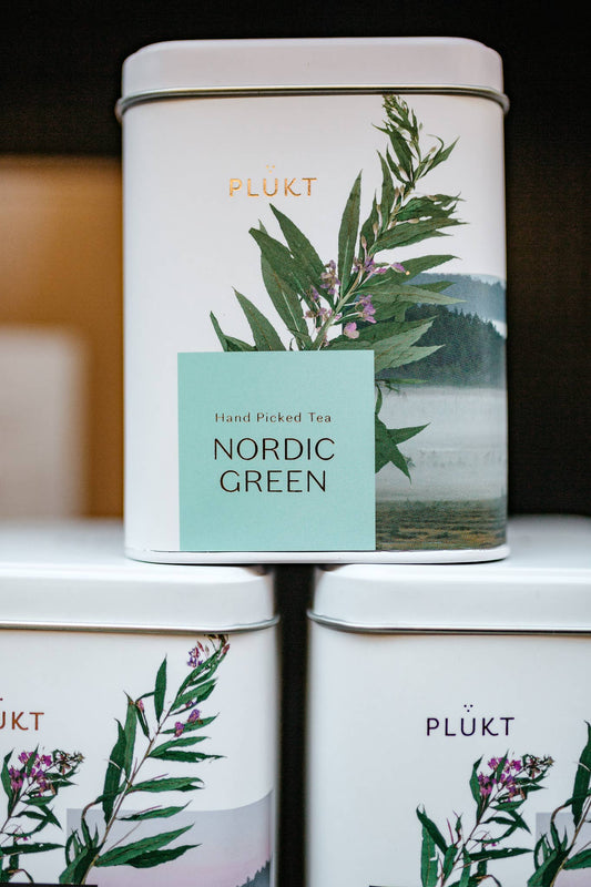 Nordic Green Tea - healthy,theine free, morning herbal tea: 25 biodegradable tea bags