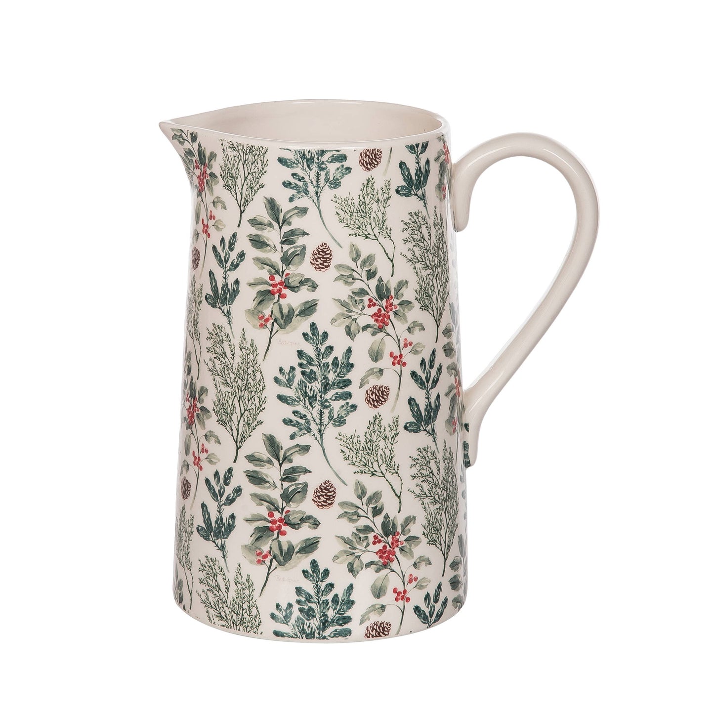 Dolomite Holiday Branches 120oz Ceramic Pitcher