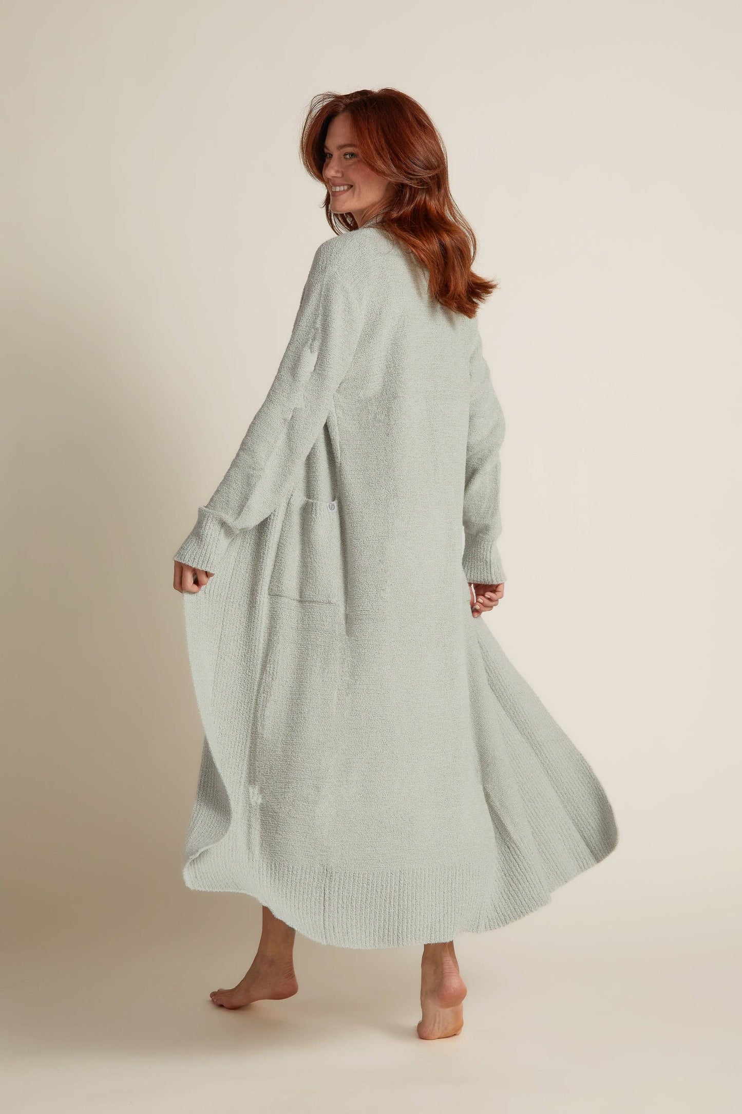 Plush Long Cardigan