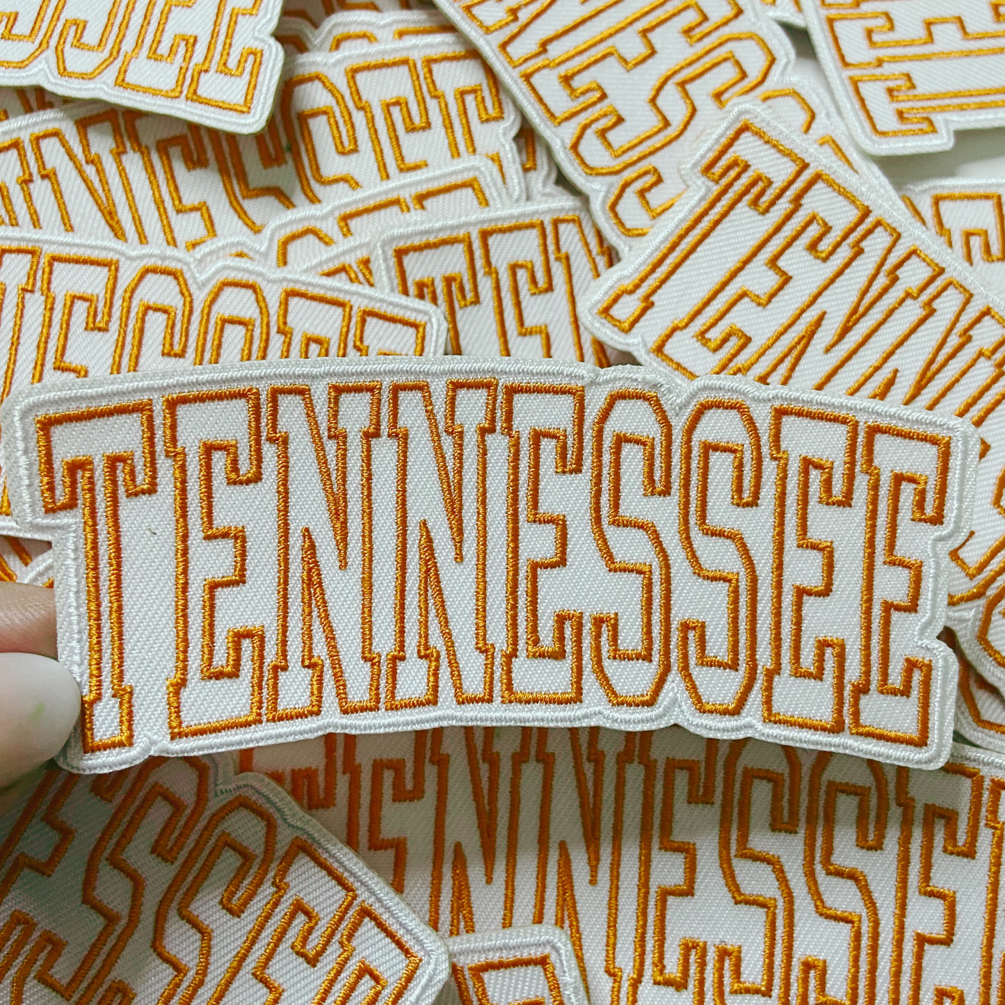 4" TENNESSEE -  Embroidered Hat Patch