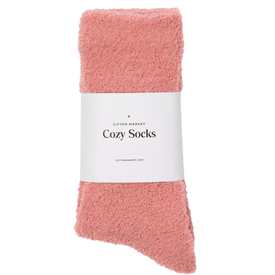 Cozy Cloud Socks - Rosette Pink - Women's Socks - Gift Idea
