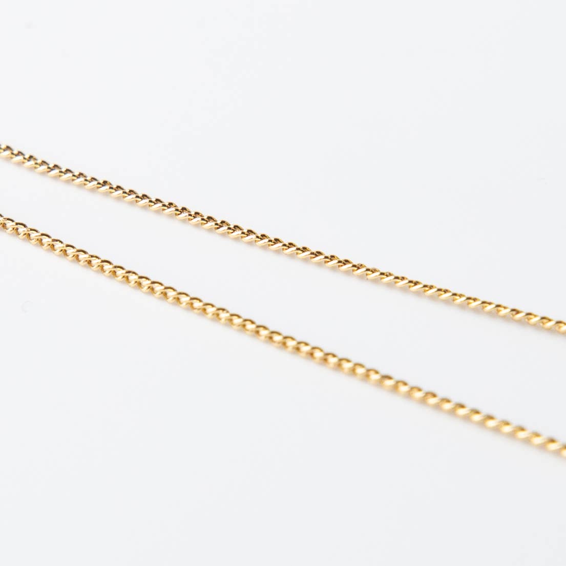 Faith Over Fear Gold Cross Necklace