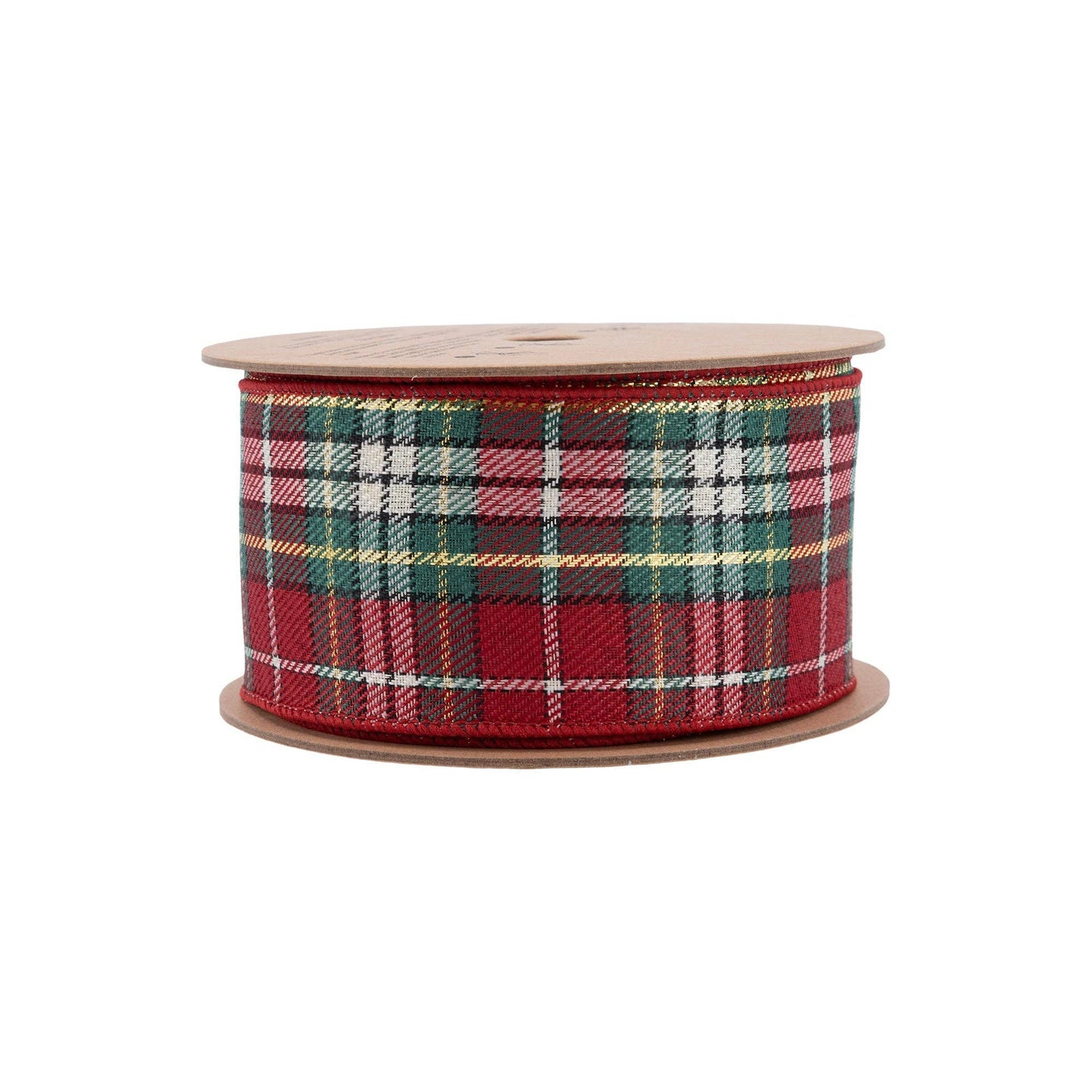 Wired Ribbon Traditional Plaid 10 Yard Roll