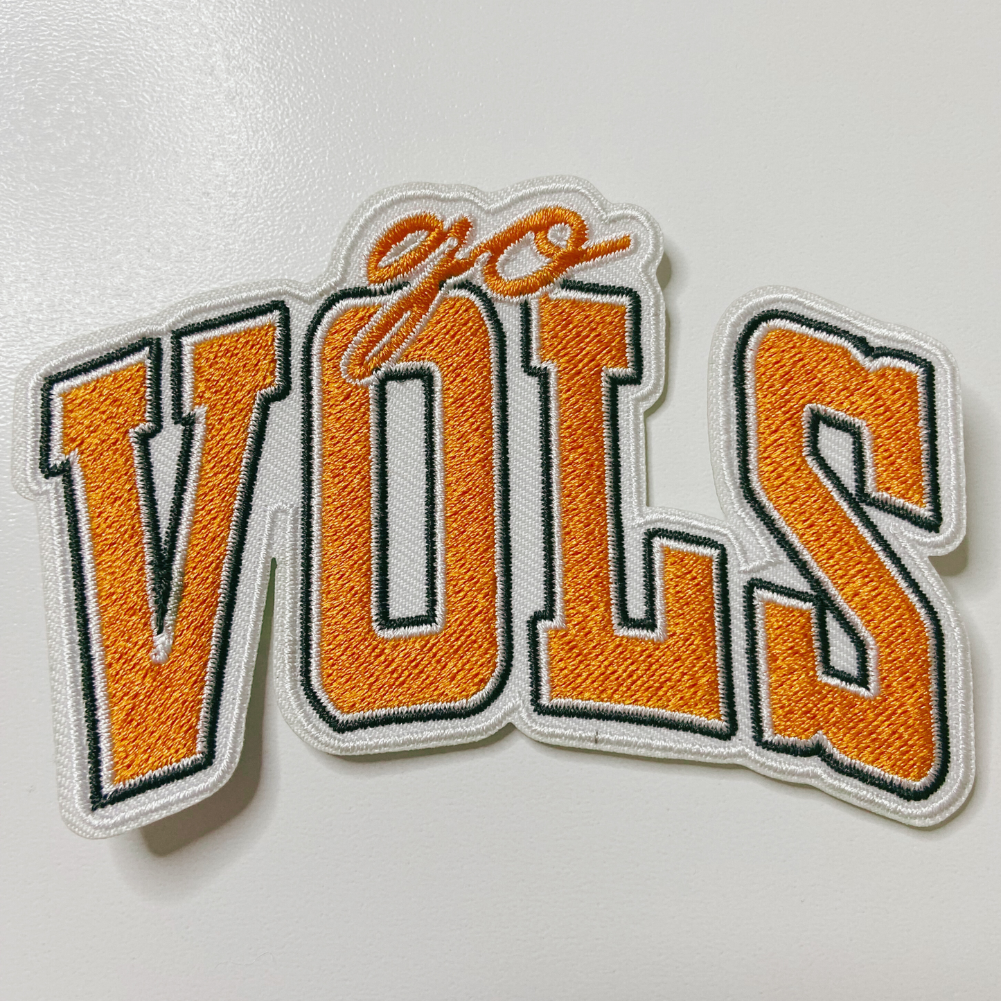 4" Go VOLS -  Embroidered Hat Patch