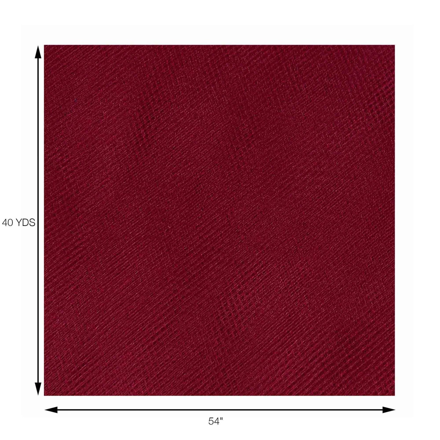 Tulle 54" x 40yds - White