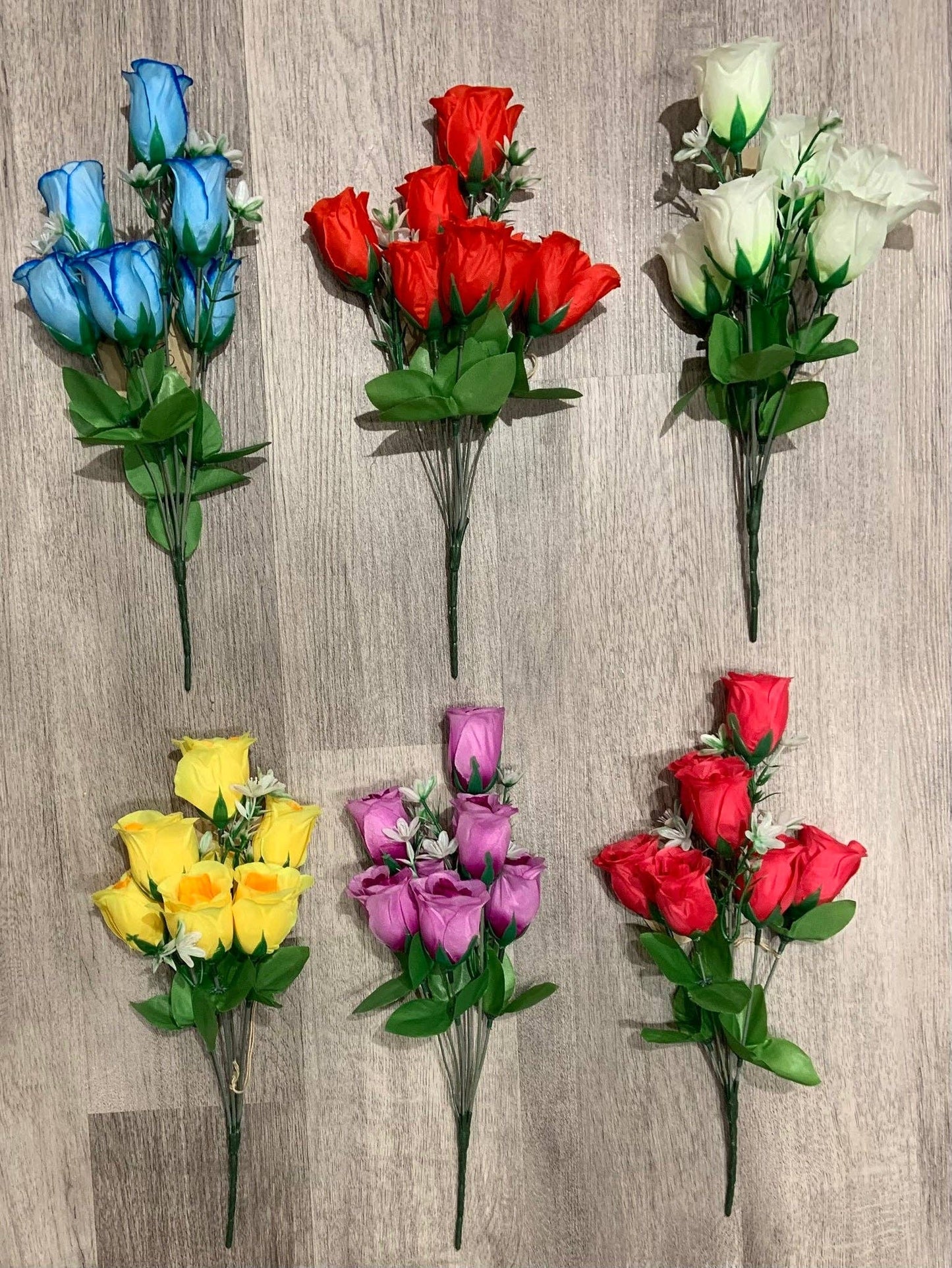 2 Tone Rose Bush with Filler Assortment