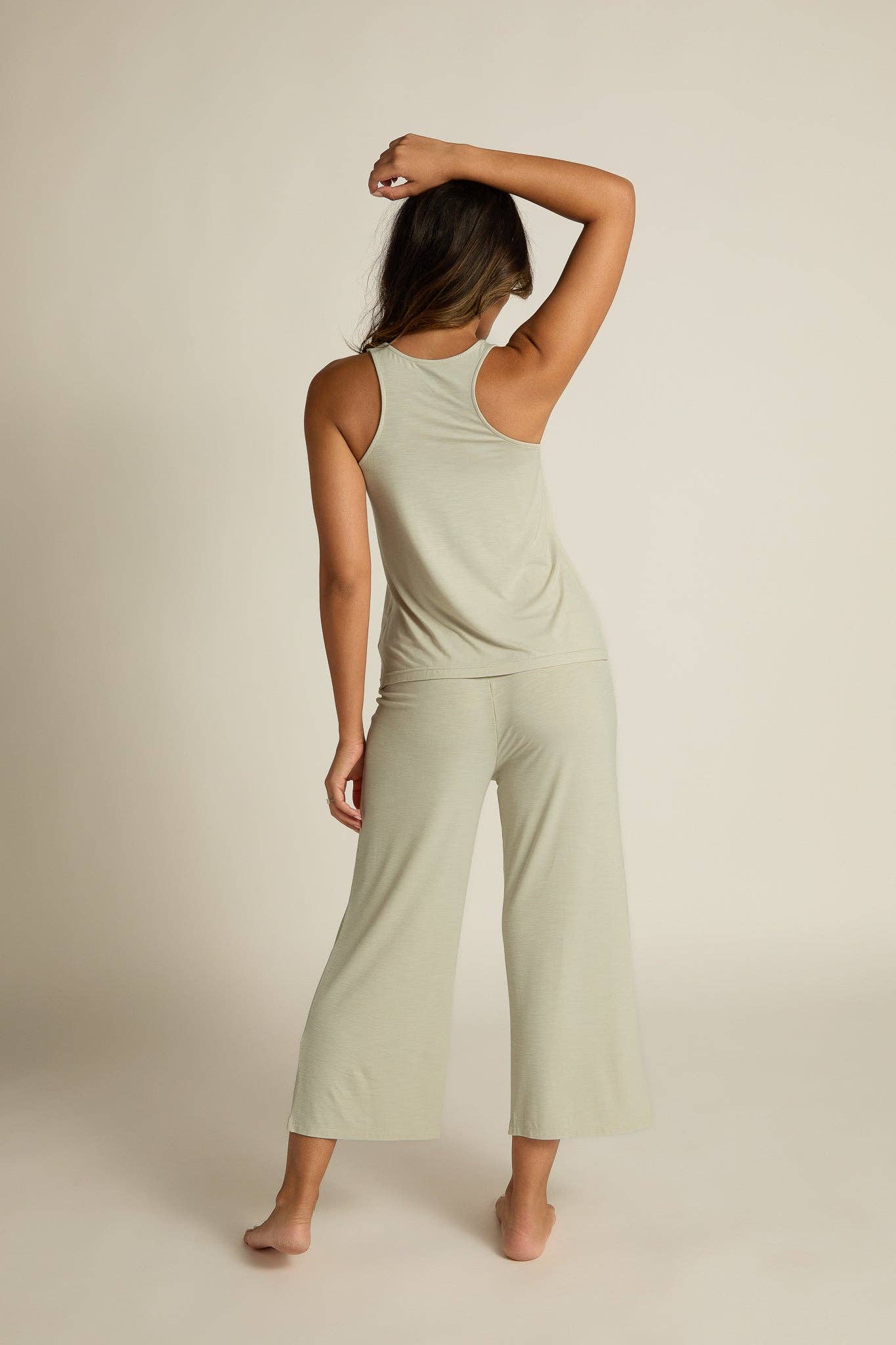 Wide-Leg Capri Pant