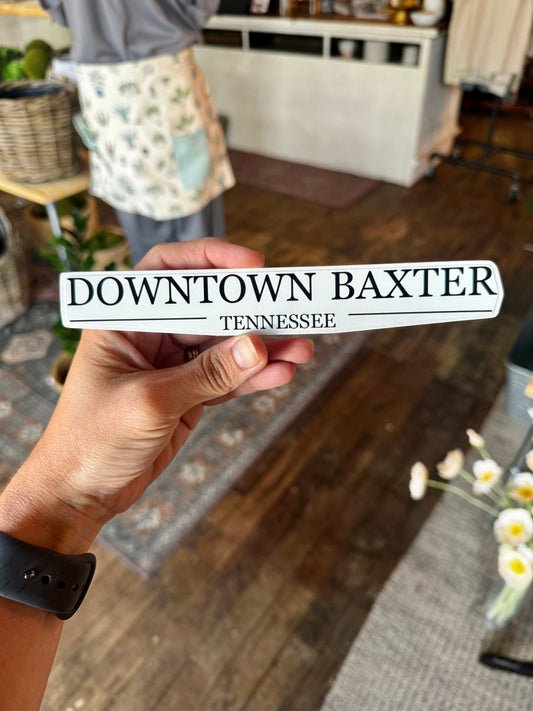 Downtown Baxter Sticker