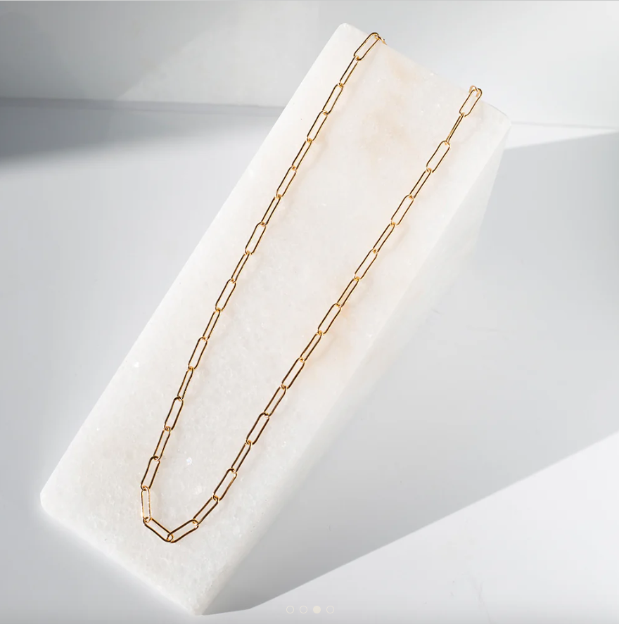 Lenny&Eva Charm Necklace - Paperclip