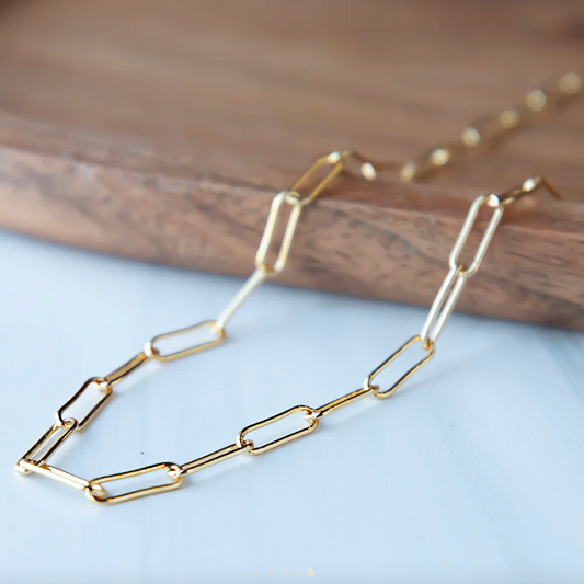 Lenny&Eva Charm Necklace - Paperclip