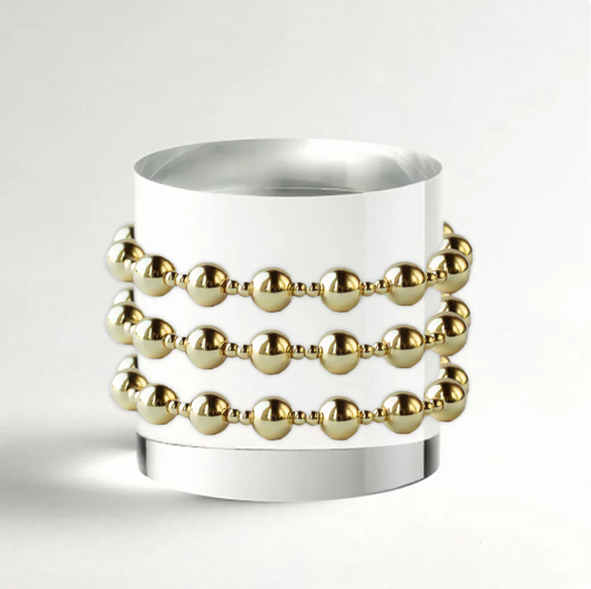 Lenny&Eva Charm Bracelet - Gold Duo Smooth