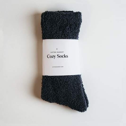 Cozy Cloud Socks - Charcoal - Warm & Soft - Women’s Gift